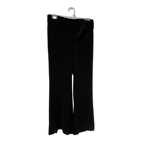 Bebe Side Slit Flare Pants Dance Wear Womens Size L - Picture 2 of 8